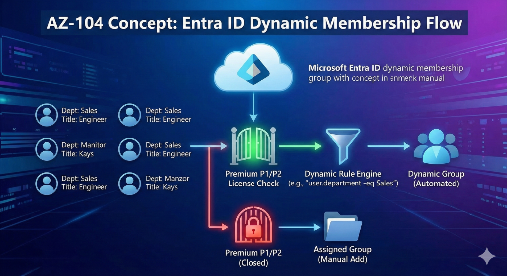 AZ-104 Deep Dive: Dynamic Membership in Microsoft Entra ID